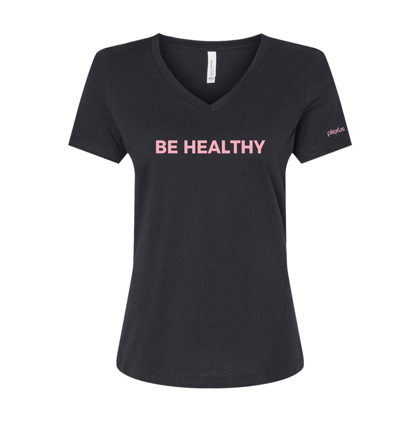 Ladies Be Healthy V-Neck Tee