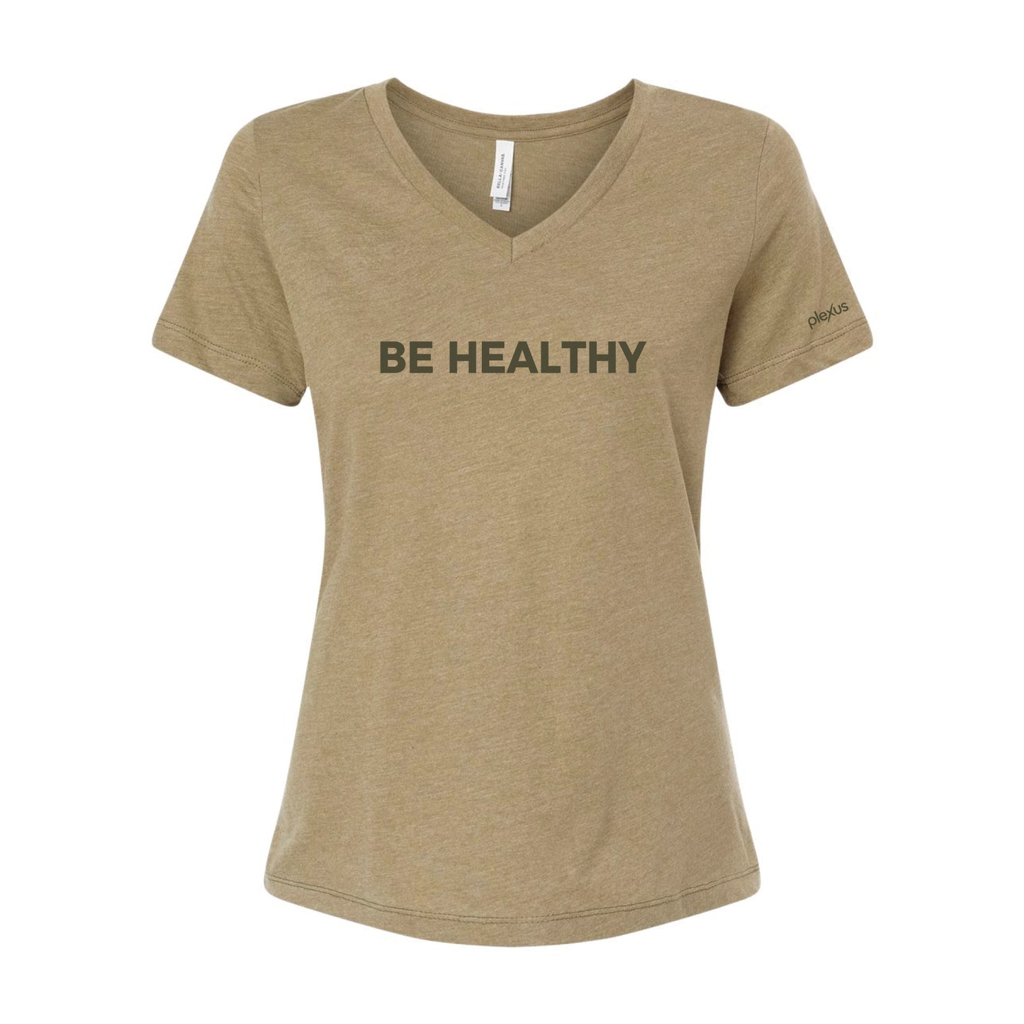 Ladies Be Healthy V-Neck Tee
