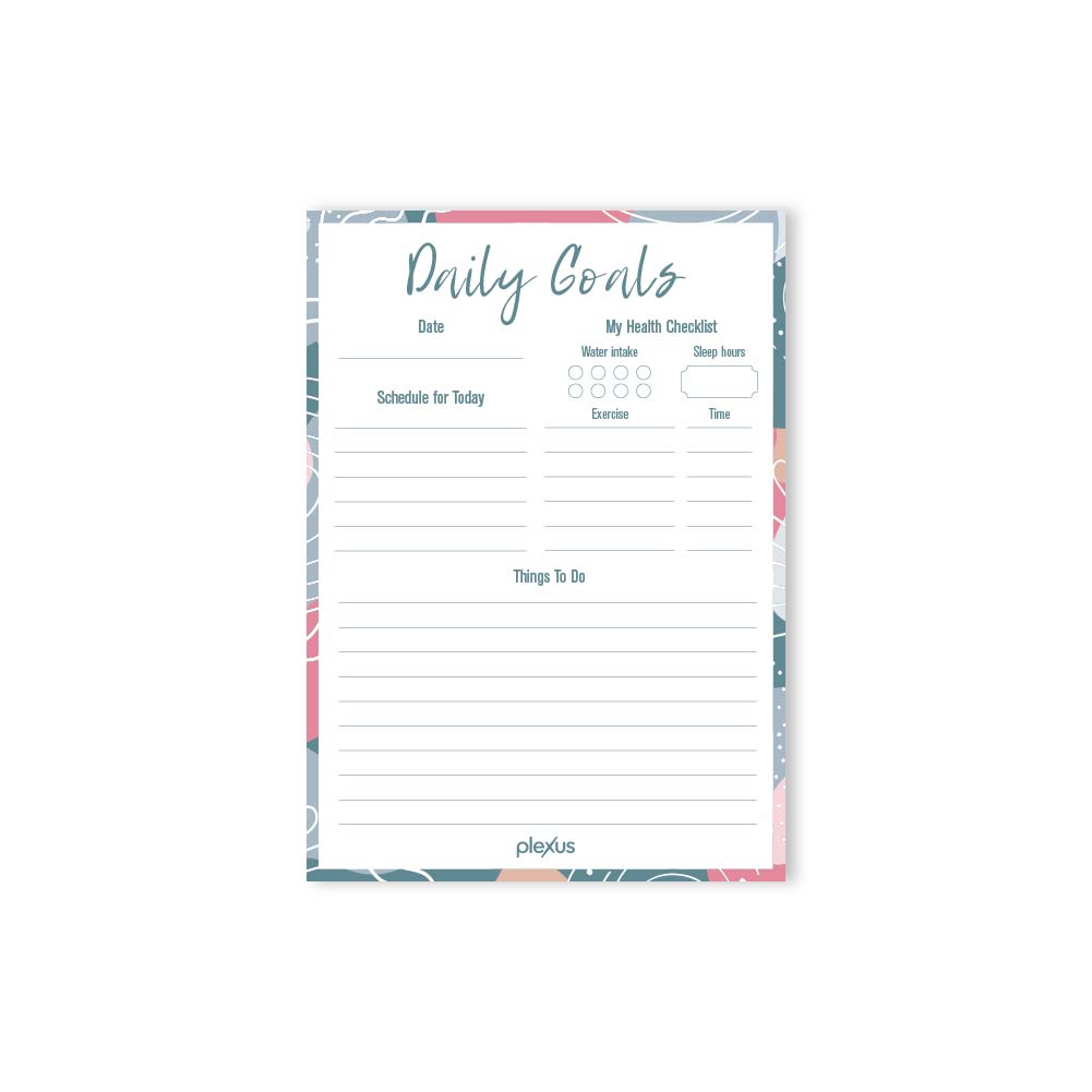 Plexus® Daily Goals Notepad