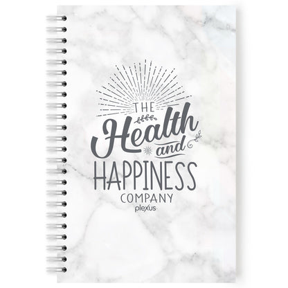 Plexus® "Heath and Happiness Company" Marble Notebook